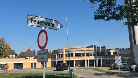 Die Feuerwache in Friedrichshafen in der Meistershofener Straße.