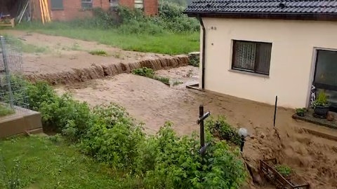 Hochwasser in Weißlenburg