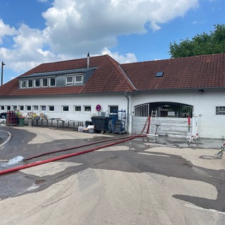 Hochwasser am Ernst-Freyer-Bad