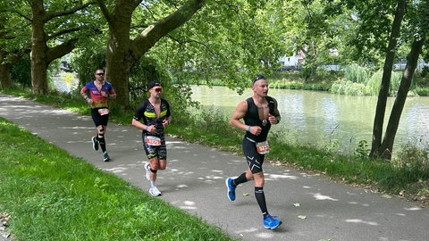 Triathleten beim Heilbronner Triathlon 