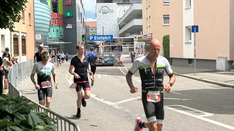 Triathleten beim Heilbronner Triathlon 