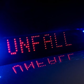 Blaulicht Polizei bei Unfall