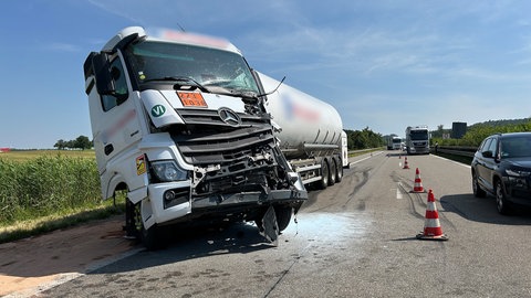 Unfall A6 Gefahrgut