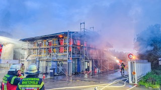 Großbrand in der Nacht zu Sonntag in Öhringen im Hohenlohekreis