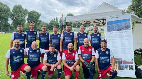 Die JVA Heilbronn auf einem Elfmeter-Turnier 