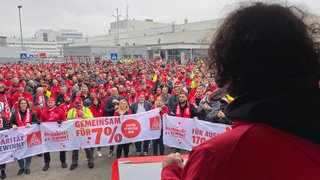 IG Metall Streik bei Audi in Neckarsulm