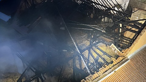Feuer auf einem Urlaubs-Reiterhof in Igersheim
