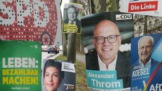 Montage Wahlplakate Heilbronn