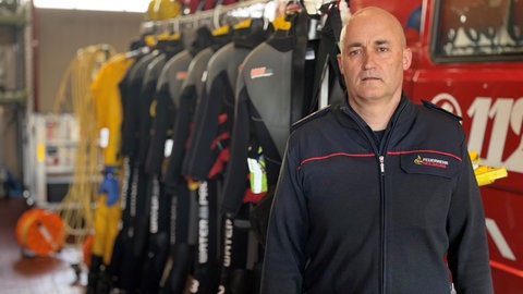 Portrait Markus Widman, Leiter Tauchdienste Heilbronner Berufsfeuerwehr