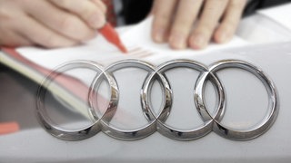 Rotstift Audi (Montage)