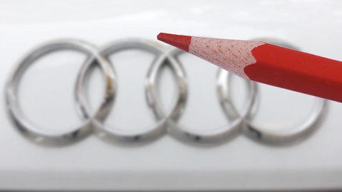Rotstift Audi (Montage)