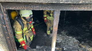 Feuer in der Heilbronner Hoover-Siedlung: Bei dem Brand entstand ein Schaden von rund 100.000 Euro. 