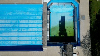 Freibad Bad Wimpfen in Gefahr, die Beckenwand bröckelt