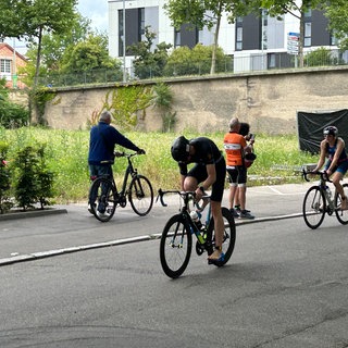 Triathleten beim Heilbronner Triathlon 