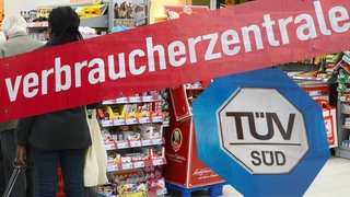 Montage Verbraucherzentrale, TÜV Süd, Kaufland 