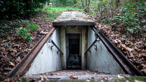 Die Bunkeranlage in Wertheim ist Ziel von Einbrechern gewesen. (Symbolbild) )
