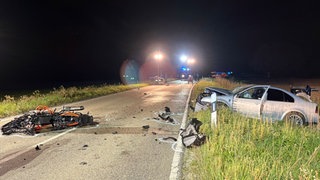 Tödlicher Motorradunfall zwischen Oedheim und Neuenstadt 