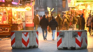 Auf den Weihnachtsmärkten in der Region gibt es hohe Sicherheitskosten. Die höchsten Kosten gibt es für den Weihnachtsmarkt in der Stadt Heilbronn. 