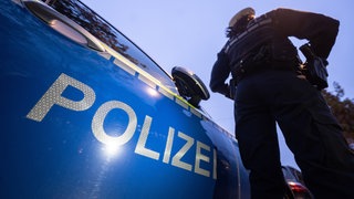 Polizeikontrolle (Symbolbild). In Gundelsheim schrie ein Mann während des Weihnachtsgottesdienstes betrunken herum, die Polizei schritt ein.