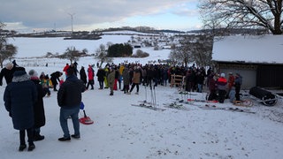 In Ahorn-Schillingstadt gibt es wieder einen Lift zum Skifahren. 