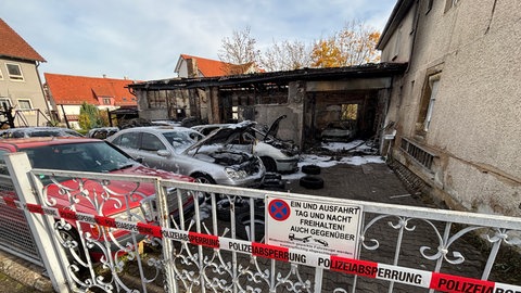 Brand einer Werkstatt in Brackenheim