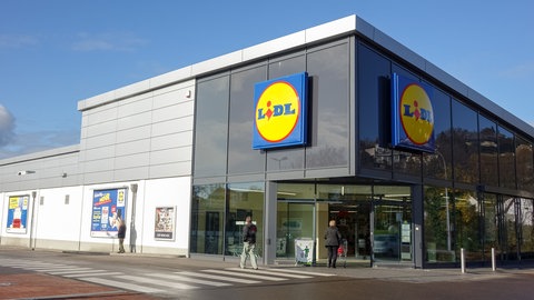 Eine Lidl Filiale in Lauffen im Landkreis Heilbronn November 2019