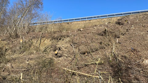 An der A6 bei Schwäbisch Hall hat es einen Erdrutsch gegeben. 
