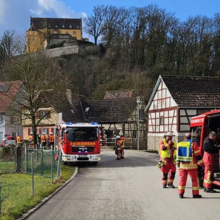 Feuerwehreinsatz in Kirchberg an der Jagst: Dort ist Eisen-III-Chlorid in die Jagst gelangt