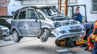 Unfall Sulzbach Tankstelle