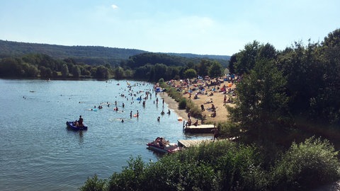 Der Badesee Ehmetsklinge in Zaberfeld (Archivbild).