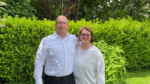 Steffen und Tanja Model führen ein Bestattungsinstitut in Heilbronn.