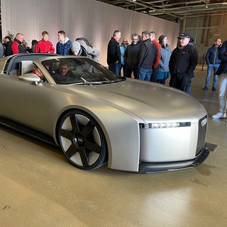 Den Mitarbeitenden von Audi wird Concept C vorgestellt, der neue Sportwagen. Offen ist noch, ab wann welche Modelle in Zukunft in Neckarsulm gebaut werden. 