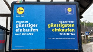 Zwischen Lidl und Aldi gibt es einen Streit um Bonusprogramme und Apps.