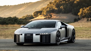 Der Audi Nuvolari, eine Zusammenarbeit mit Lamborghini.