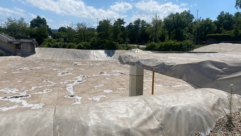 "Das ist das Mühlehof-Loch. Das Wahrzeichen von Mühlacker", sagen Indira Lauer und Moritz Kraft. Sie treten bei der Kommunalwahl in Mühlacker als Kandidaten an.