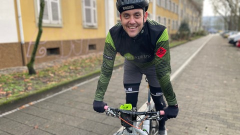 Michael Fuhrmann aus Karlsruhe hat sich den Weltmeister-Titel als Fahrradkurier geholt.