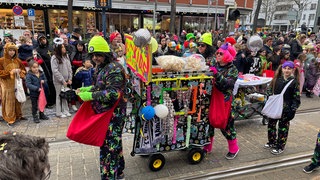 Eindrücke vom Fastnachtsumzug 2024 in Karlsruhe.
