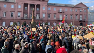 Tausende demonstrieren gegen die AfD in Karlsruhe