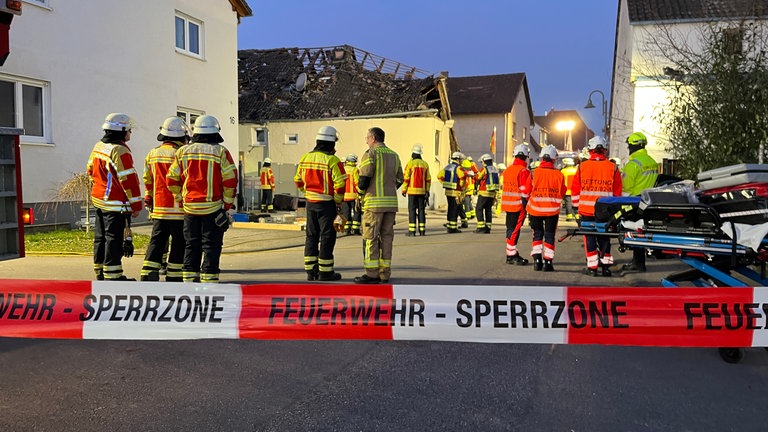 Haus in Stutensee eingestürzt