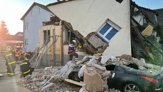 Haus in Stutensee eingestürzt
