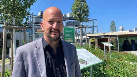 Stephan Falk im Regenwasserpark