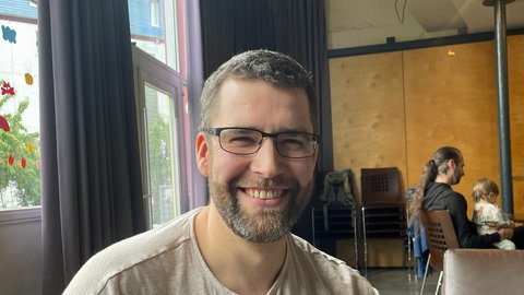 Siegwart ist Vater von drei Kindern und organisiert den Vätertreff in Karlsruhe