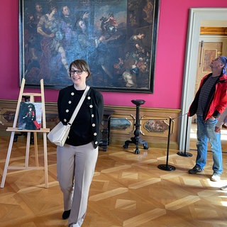 Sandra Eberle hat die Führungen zum Jubiläumsjahr Sibylla Augusta in Rastatt konzipiert