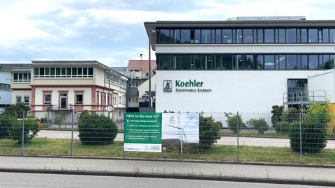 Auch am Stammsitz in Oberkirch wirbt Koehler für das Windkraftprojekt auf der Schwend.