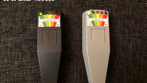Das EMF-Meter reagiert auf elektro-magnetische Signale