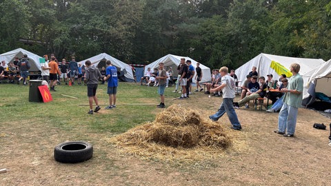 XXL-Zeltlager in Sulz am Eck