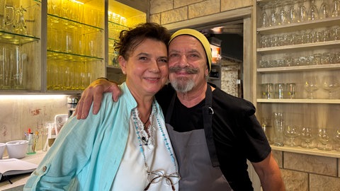 Viktoria Giannou und ihr neuer Koch und mittlerweile auch Partner Dimi.