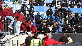 Ausschreitungen zwischen KSC und FCK-Fans