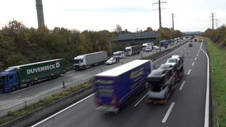 Autobahn A8 bei Pforzheim