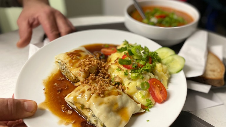 Die "Darmstädter Hütte" im verschneiten Nordschwarzwald.